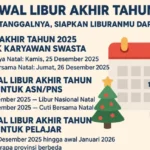 Libur Akhir Tahun 2025