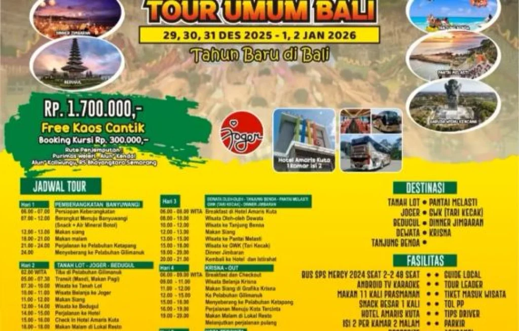 Wisata Bali Akhir Tahun
